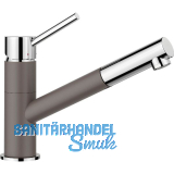 BLANCO K�chenarmatur Kano-S 527654 drucklos Vulkangrau/Chrom