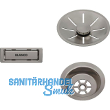 BLANCO Ab-und �berlaufset Satin Platinum