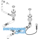 BLANCO Ab- und �berlaufgarnitur 2 x 3,5'' 218407