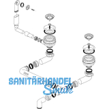 BLANCO Ab- und �berlaufgarnitur 2 x 3,5'' 218408