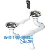 BLANCO Ab- und �berlaufgarnitur 2 x 3,5" 221915