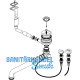 BLANCO Ab- und �berlaufgarnitur 1 x 3,5'' 222521