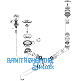 BLANCO Ablaufgarnitur 1 x 3,5'' 234071