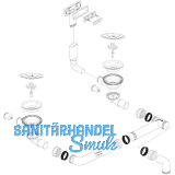 BLANCO Ab- und �berlaufgarnitur 2 x 3,5" 234488