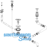 BLANCO Ab- und �berlaufgarnitur 1 x 3,5''/1 x 1,5" 235651