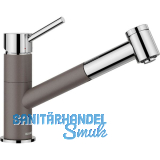 BLANCO K�chenarmatur Kano-S Vario 527967 druckfest Vulkangrau/Chrom