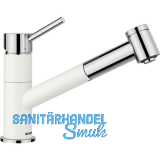 BLANCO K�chenarmatur Kano-S Vario 527964 druckfest Wei�/Chrom