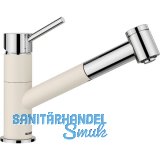 BLANCO K�chenarmatur Kano-S Vario 527966 druckfest Softwei�/Chrom