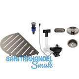 BLANCO Zubeh�rset f�r Sp�le Oovalon satin platinum 527997