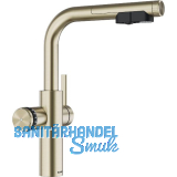 BLANCO Set Armatur Choice Icona-L Satin Gold mit Wasseraufbereitungseinheit