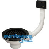 Siebkorb-Garnitur mit Handbet�tigung 3,5" Schwarz