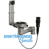 SOLIDO Ab- und �berlauf Druckknopfgarnitur Schwarz