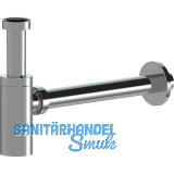 SOLIDO 5/4" x 32 mm Design-Flaschensiphon, Chrom