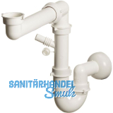 SOLIDO Raumspar-Siphon DN40x6/4" + DN50 6800PPSAB05