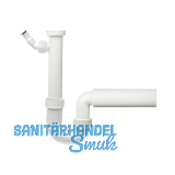 HAAS Siphon mit starrem Schlauch 40/50 mm