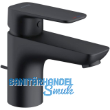 KLUDI Waschtischarmatur Pure&Style druckfest Schwarz matt -