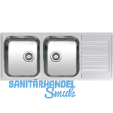 REGINOX 2D-Sp�le Centurio L30, 1150 x 490 mm reversibel, Edelstahl