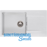 REGINOX Einbausp�le Amsterdam 43, 760 x 435 mm, Pure White, reversibel