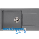 REGINOX Einbausp�le Amsterdam 43, 760 x 435 mm, Grey Silvery, reversibel