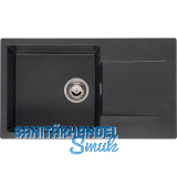 REGINOX Einbausp�le Amsterdam 43, 760 x 435 mm, Black Silvery, reversibel