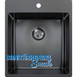 SOLIDO 2D-Sp�le CAPP40KR10GM Edelstahl-Anthrazit Gun Metal