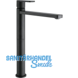 SOLIDO Waschtischarmatur Glam XL druckfest, Schwarz matt