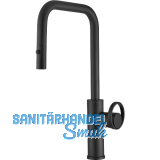 SOLIDO Küchenarmatur Halo druckfest, Schwarz matt SOLIDO Küchenarmatur Halo druckfest, Schwarz matt