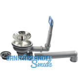 SOLIDO Ab- und �berlaufgarnitur 1 x 3,5" CA50519 Edelstahl