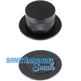 SOLIDO Drehknopf versenkbar CAPDEBK, Schwarz