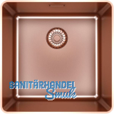 SOLIDO fl�chenb�ndige Sp�le CAPPSR40R20CO Slim Frame Edelstahl-Kupfer