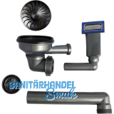 CARESSI Ab- und �berlaufgarnitur CAPP50519GM Gun Metal