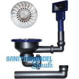 CARESSI Ab- und �berlaufgarnitur CAKP24BL37 Edelstahl