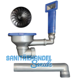 CARESSI Ab- und �berlaufgarnitur CAPPKP24NGM Gun Metal