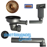 CARESSI Ab- und �berlaufgarnitur CABLPP50519CO Kupfer