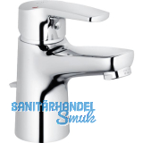 SOLIDO Waschtischarmatur Alpha 100 mit Ablaufgarnitur druckfest, Chrom