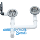 REGINOX Ab- und �berlaufgarnitur 2 x 3,5" R20340