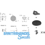 REGINOX Befestigungsklammern Z1324
