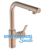 IDEAL STANDARD 2in1 K�chenarmatur mit Seifenspender Gusto iMX Sunset Rose