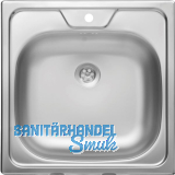 SOLIDO Einbausp�le N 144, 480 x 480 mm, Edelstahl