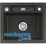 SYSTEMCERAM Einbausp�le Bela 57, 575 x 510 mm �1,5% reversibel, Schiefer