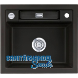 SYSTEMCERAM Einbausp�le Bela 57, 575 x 510 mm �1,5% reversibel, Nigra