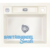 SYSTEMCERAM Einbausp�le Bela 57, 575 x 510 mm reversibel, Magnolie Excenter