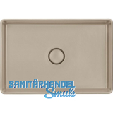 SYSTEMCERAM Aufsatzwaschtisch Lavara 60, Fango