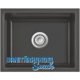 SYSTEMCERAM Unterbau-Sp�le Mera 50U/g Schiefer geschliffen mit Excenter