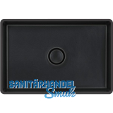 SYSTEMCERAM Unterbauwaschtisch Lavara 60 U/g, Keramik Nigra