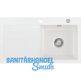 SYSTEMCERAM Einbausp�le Mera 90, 900 x 510 mm �1,5% Tt. links, Gr�nland Excenter