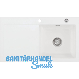 SYSTEMCERAM Einbausp�le Mera 90, 900 x 510 mm �1,5% Tt. links, Polar Excenter