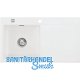 SYSTEMCERAM Einbausp�le Mera 90, 900 x 510 mm Tt. rechts, Polar