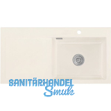 SYSTEMCERAM Einbausp�le Mera 100 SL, 1000 x 510 mm TT. links, Magnolie