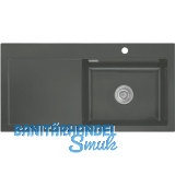 SYSTEMCERAM Einbausp�le Mera 100 SL, 1000 x 510 mm TT. links, Lava